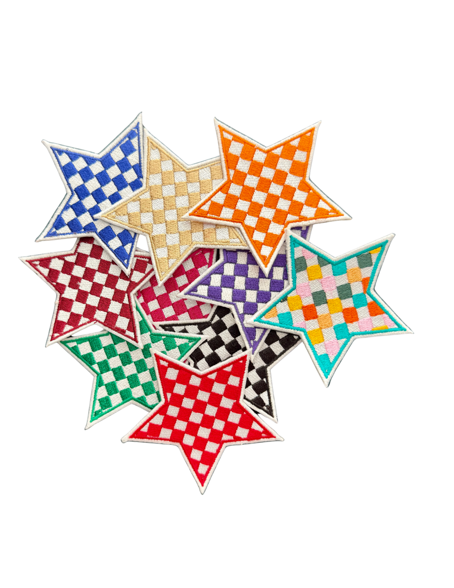 3.5" Sequined + Patterned Stars