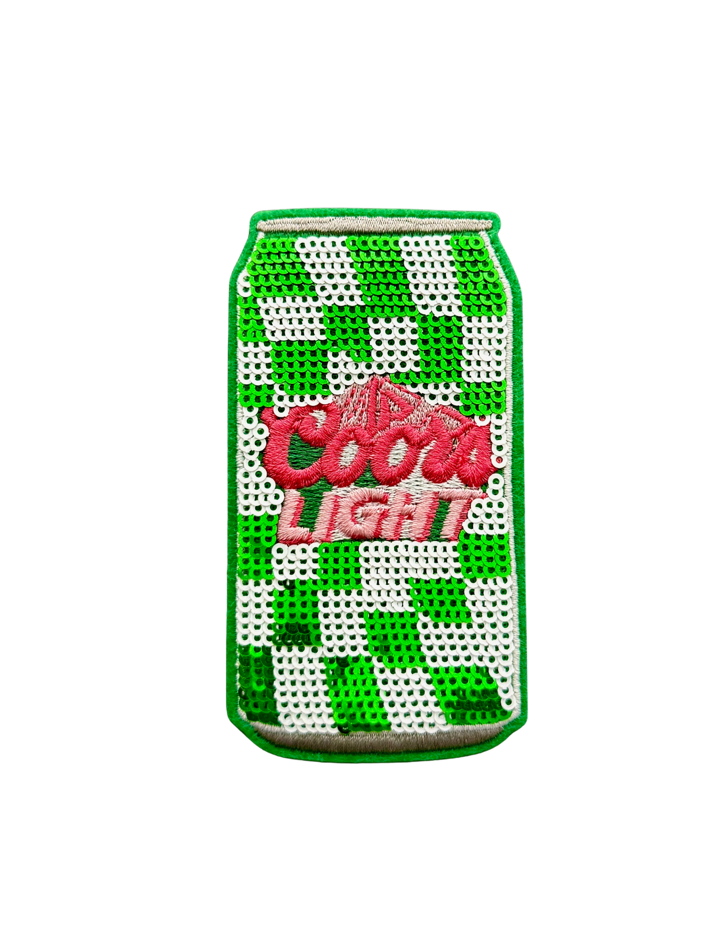 Sequined Beer Cans