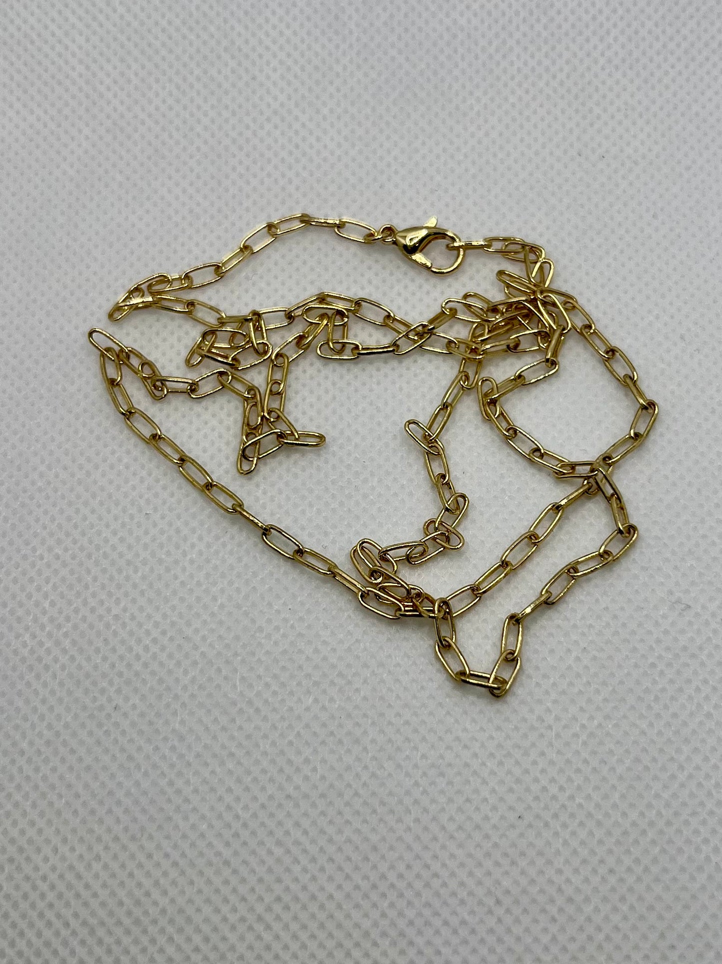 Dainty Gold Paperclip Chain