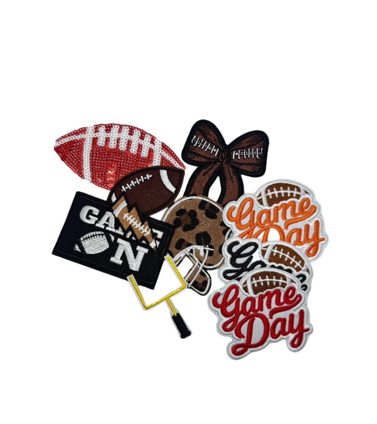 Red Sequin Football
