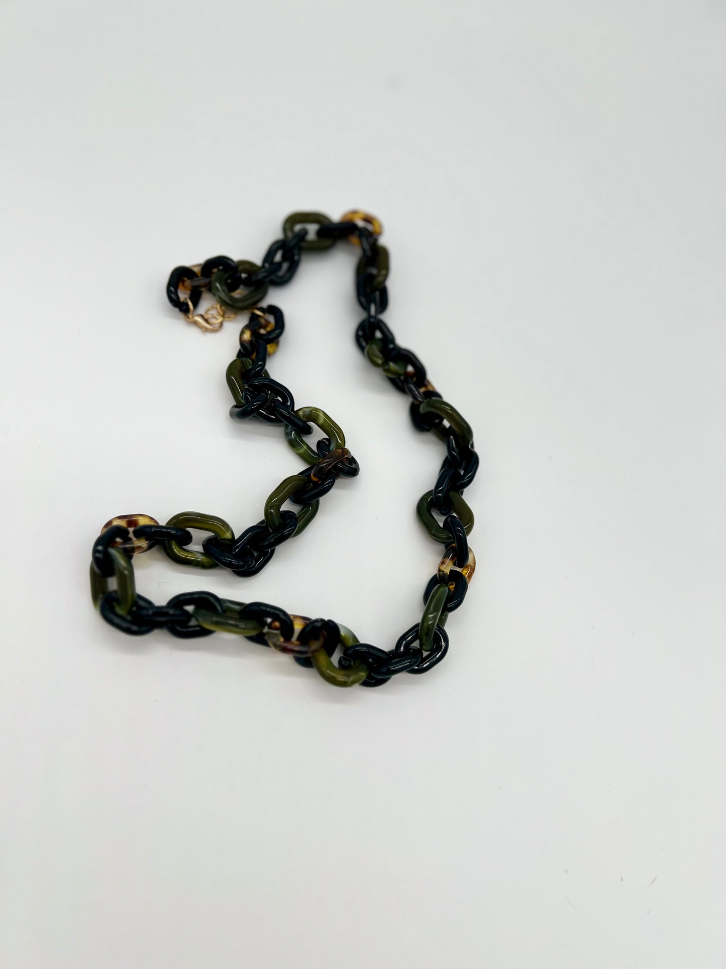 Green Tortoise Chunky Chain