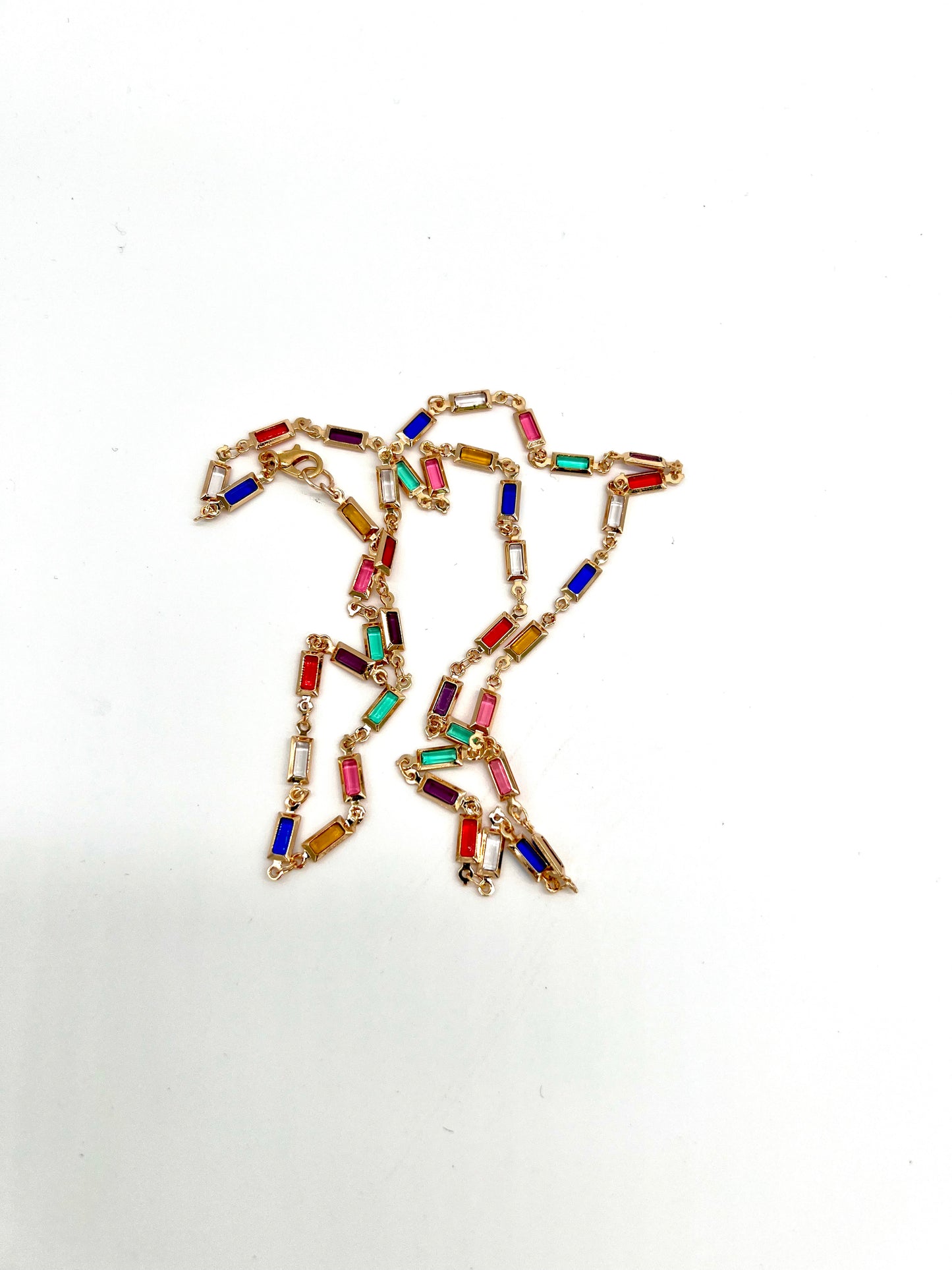 Multicolor Gold Chain