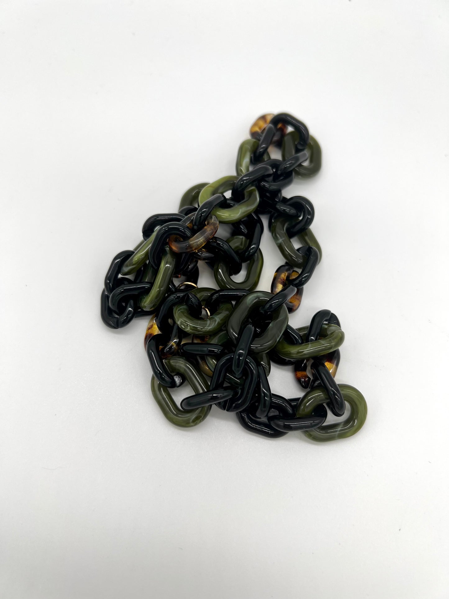 Green & Black Lightweight Chunky Chain