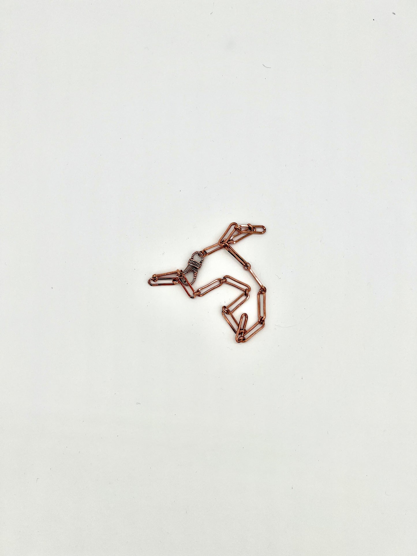 Paper Clip Chain (rose gold)