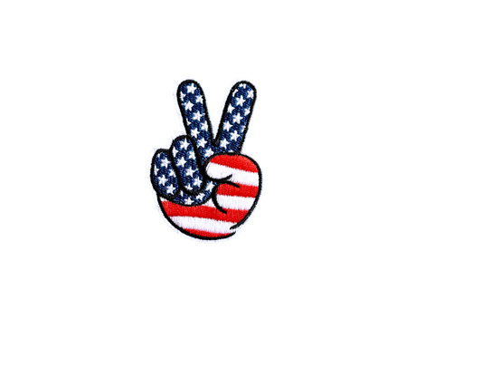 Peace Flag Fingers
