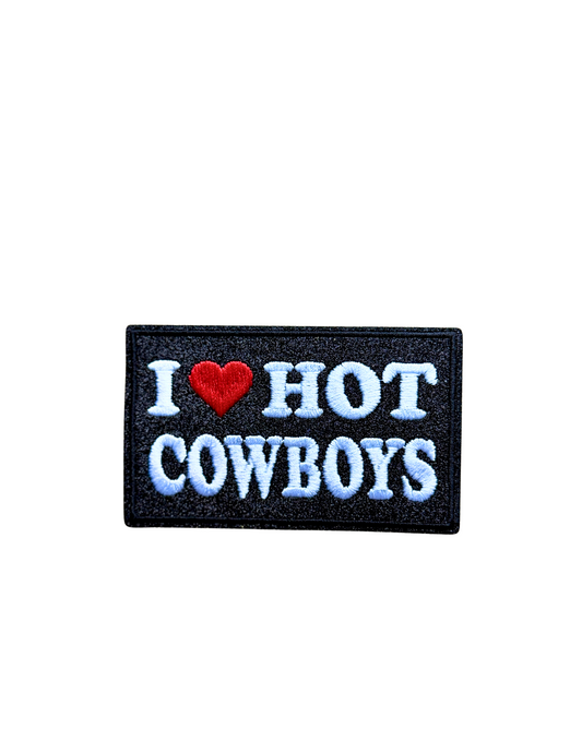 I <3 Hot Cowboys (crushed glitter)