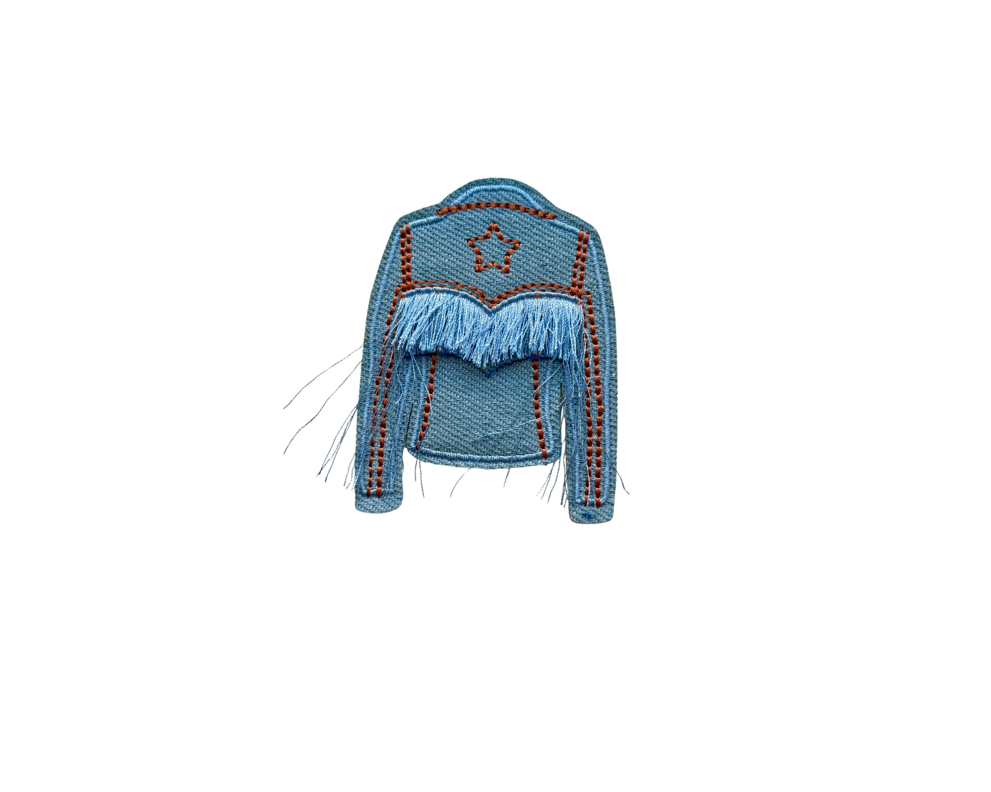 Jean Jacket with fringe
