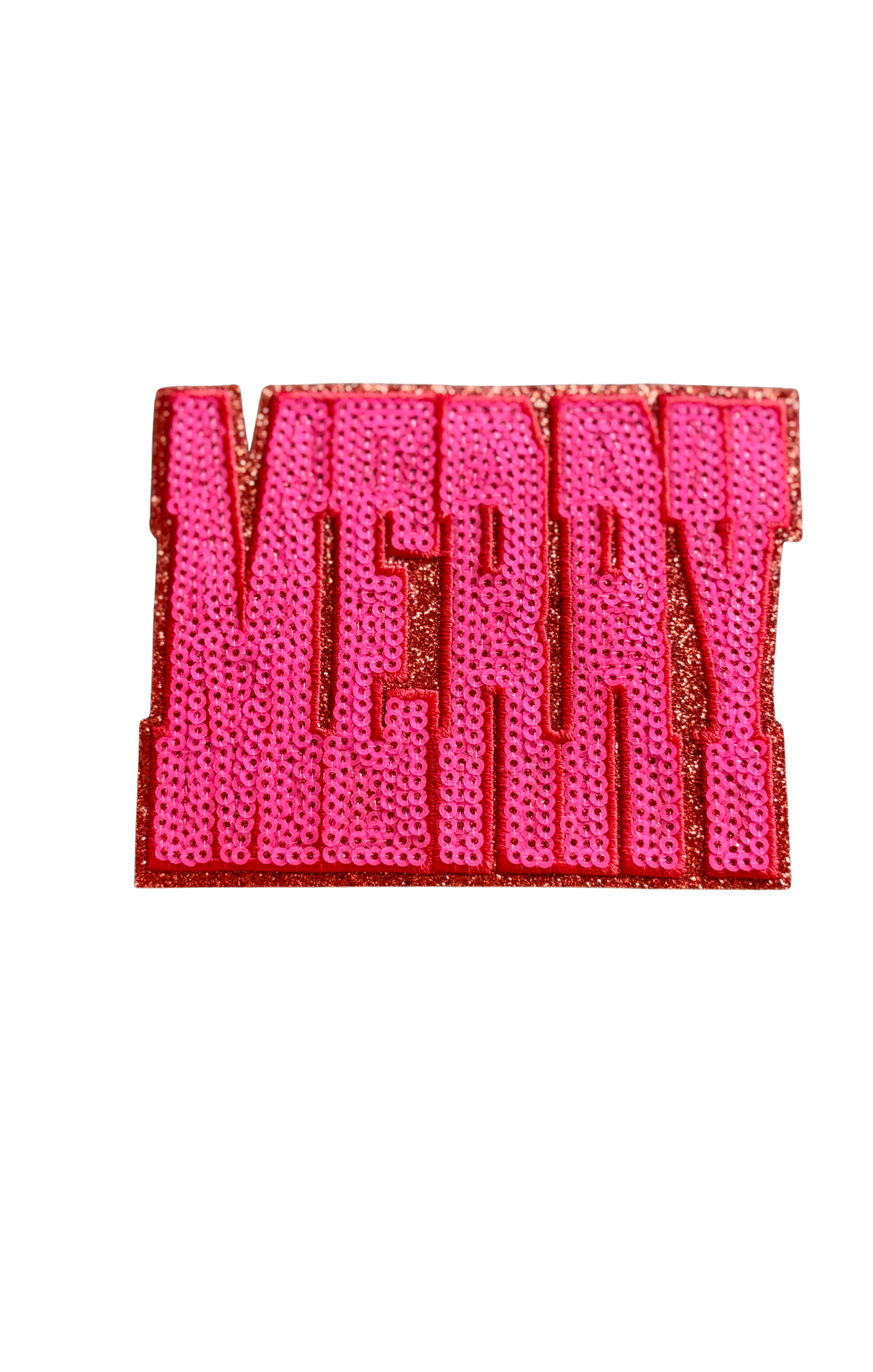 Sequined Varsity MERRY