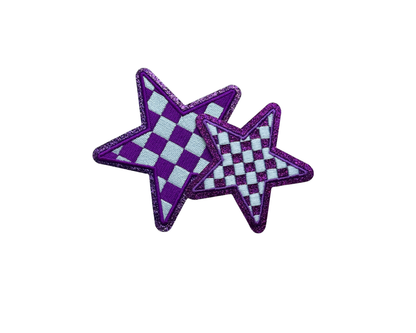 3-3.5" Sequined + Patterned Stars