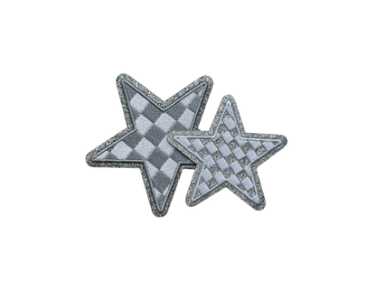 3-3.5" Sequined + Patterned Stars