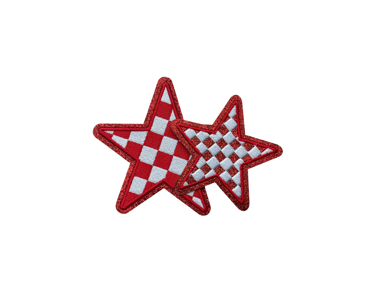 3-3.5" Sequined + Patterned Stars
