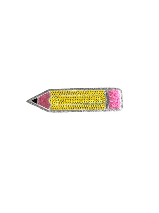 Sequined Teacher Pencil