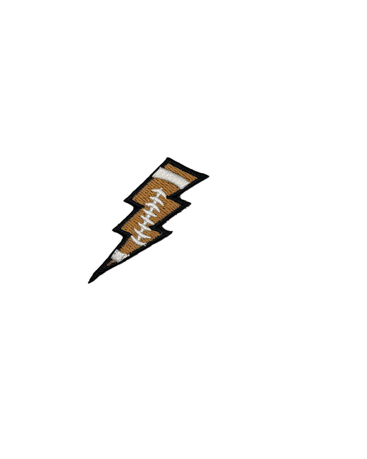 Football Lightening Bolt