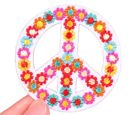 Floral Peace Sign