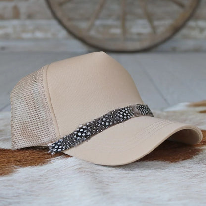 Trucker Hat Feather Band