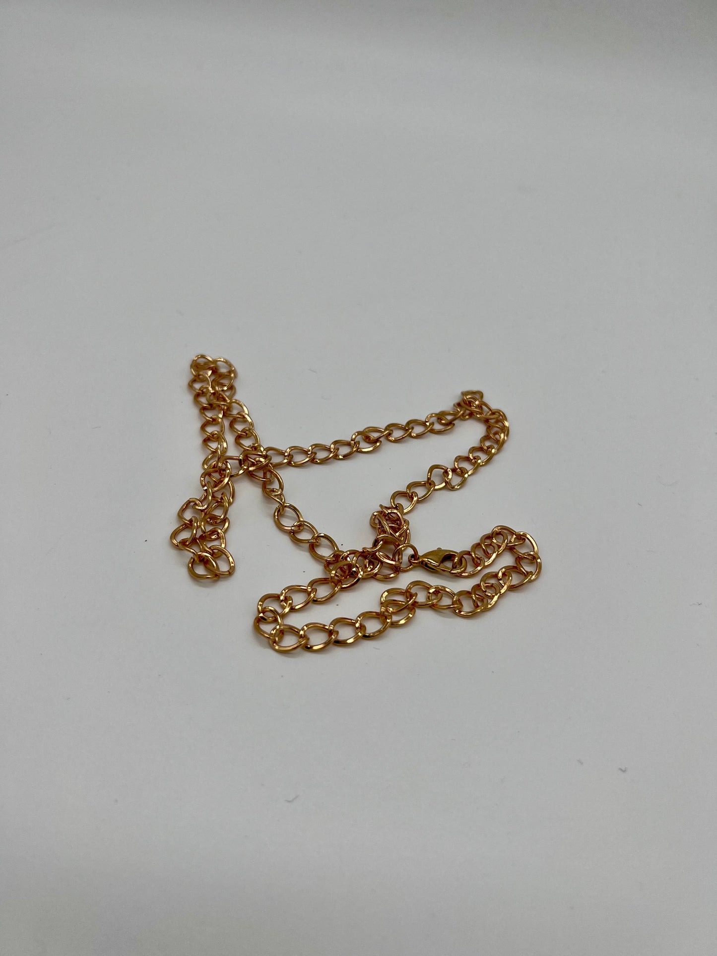 Gold Curved Link Chain