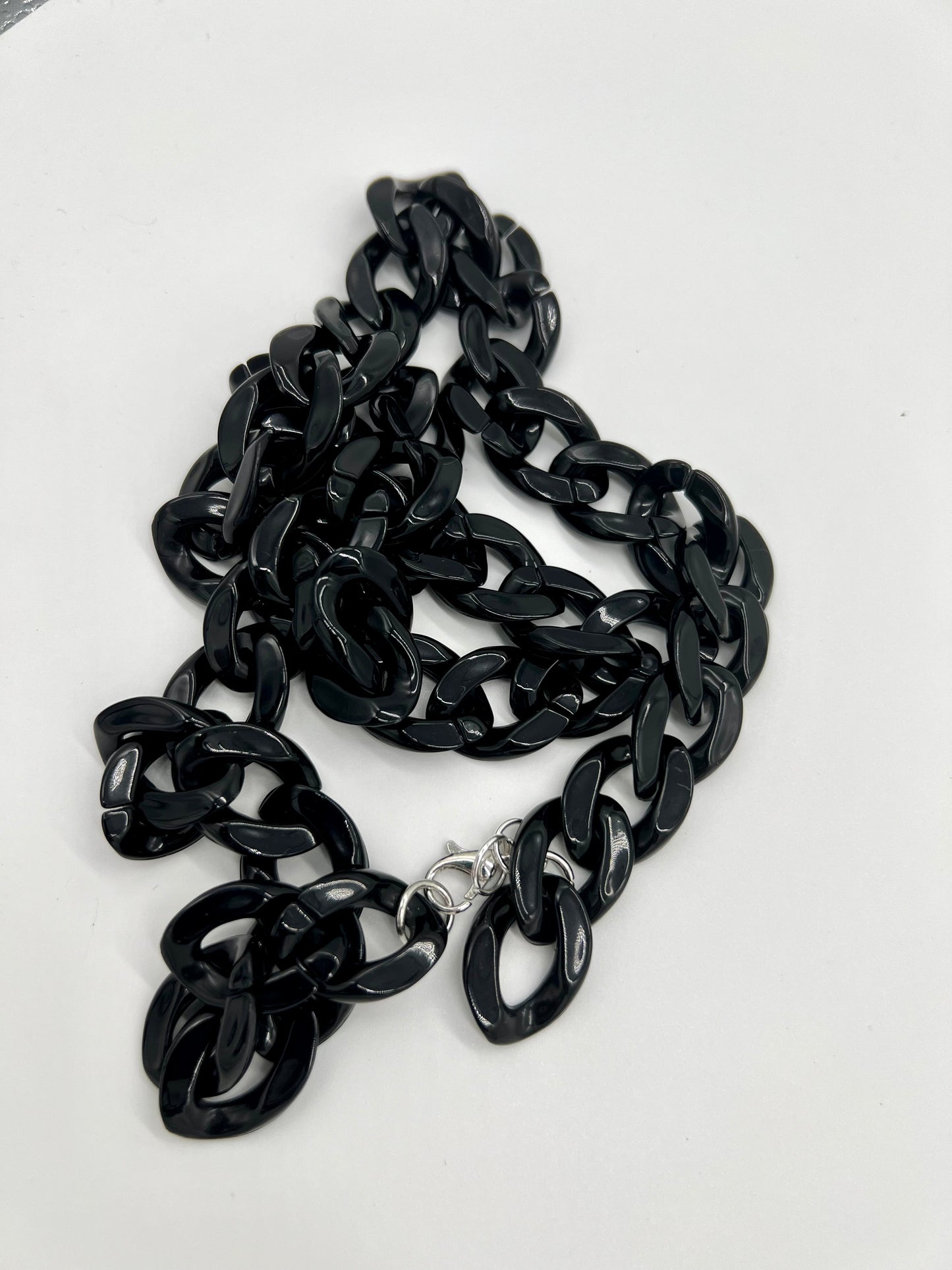 Black Lightweight Chunky Chain