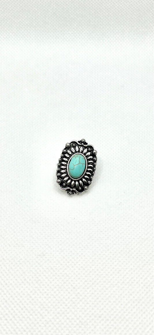 Silver & Turquoise Staple