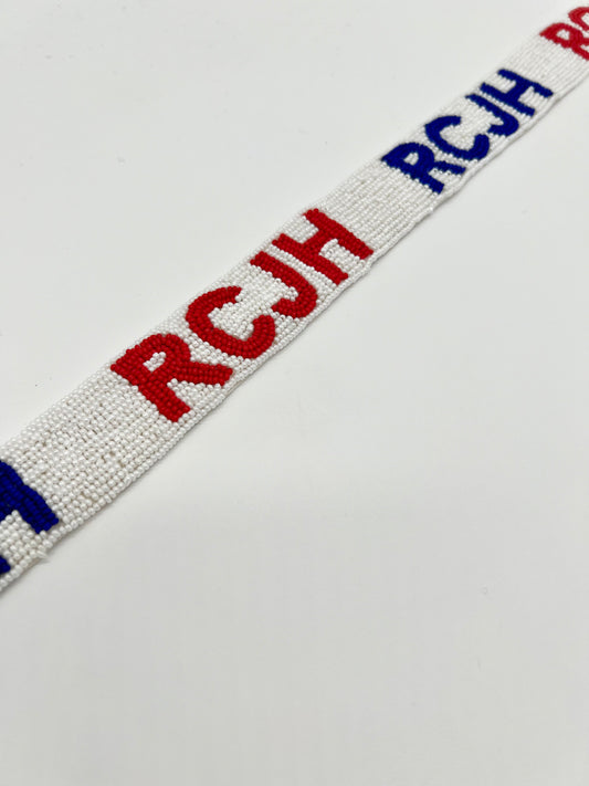 RCJH beaded hat band