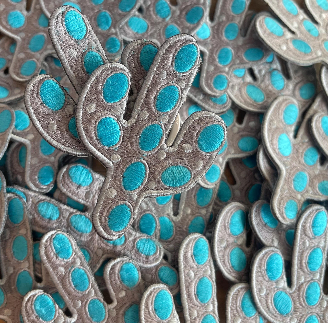 turquoise stone cactus