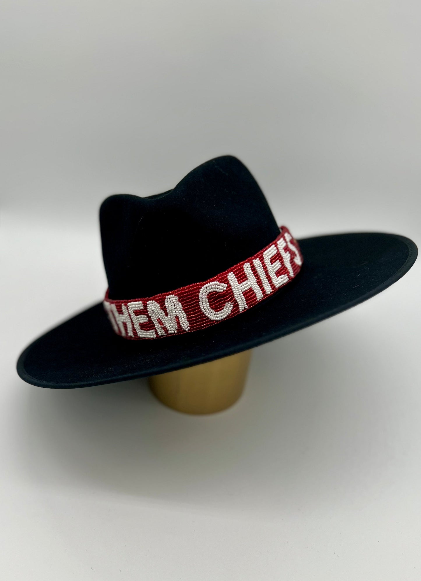 Chiefs beaded hat band