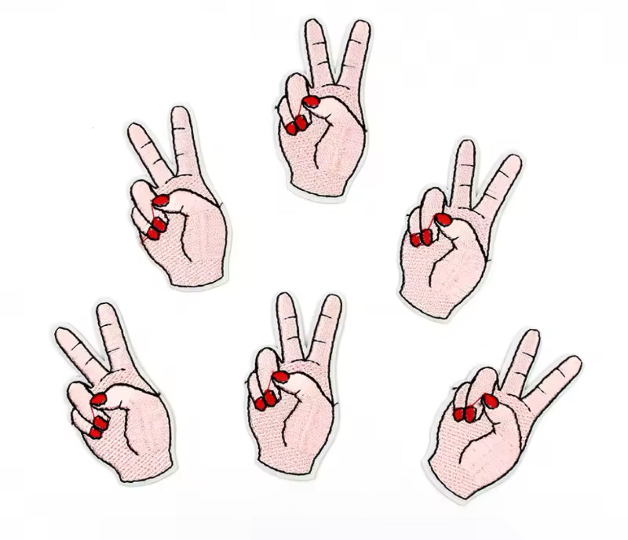 peace fingers