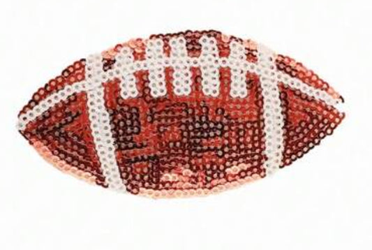 red sequin football