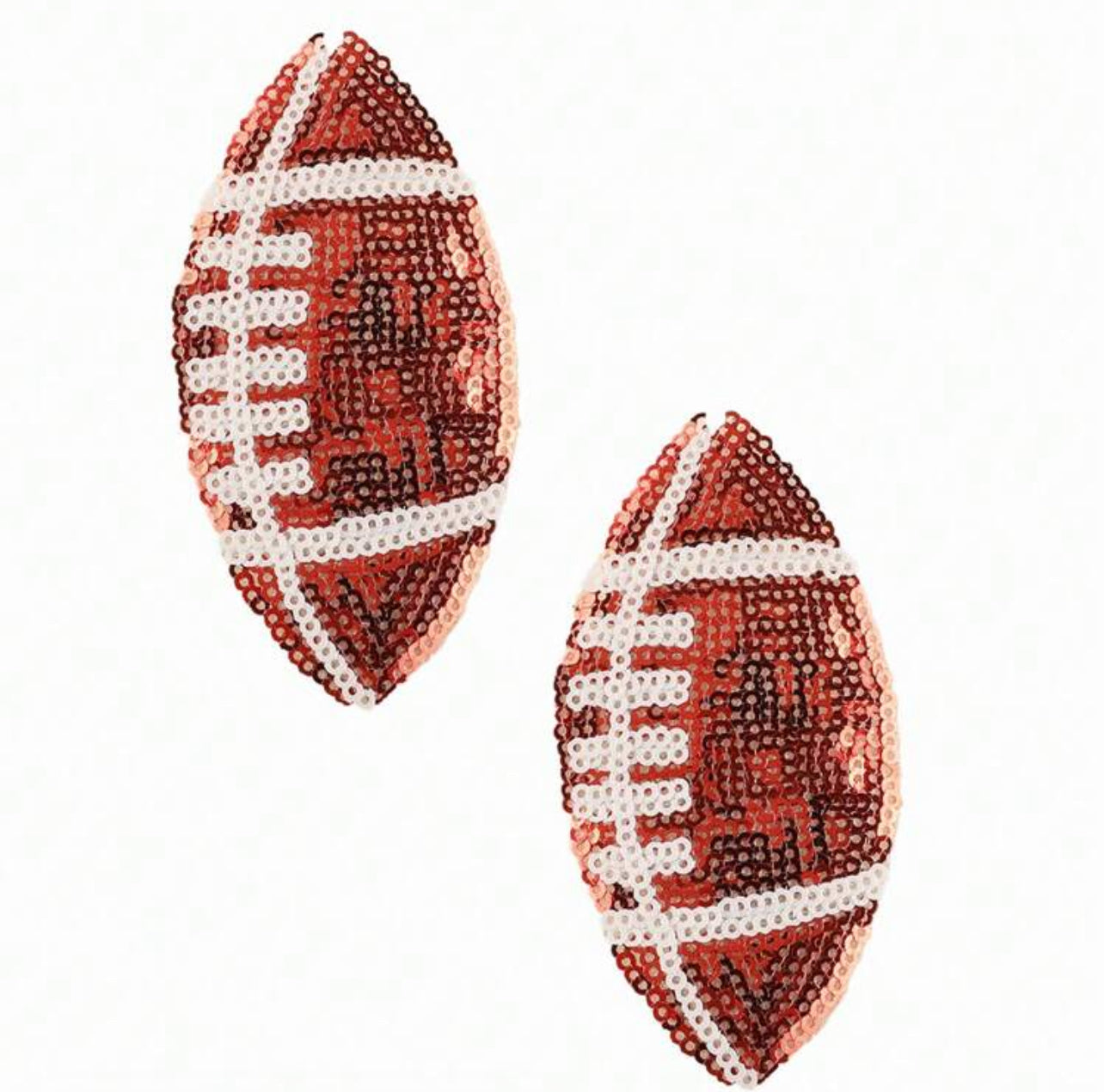 red sequin football