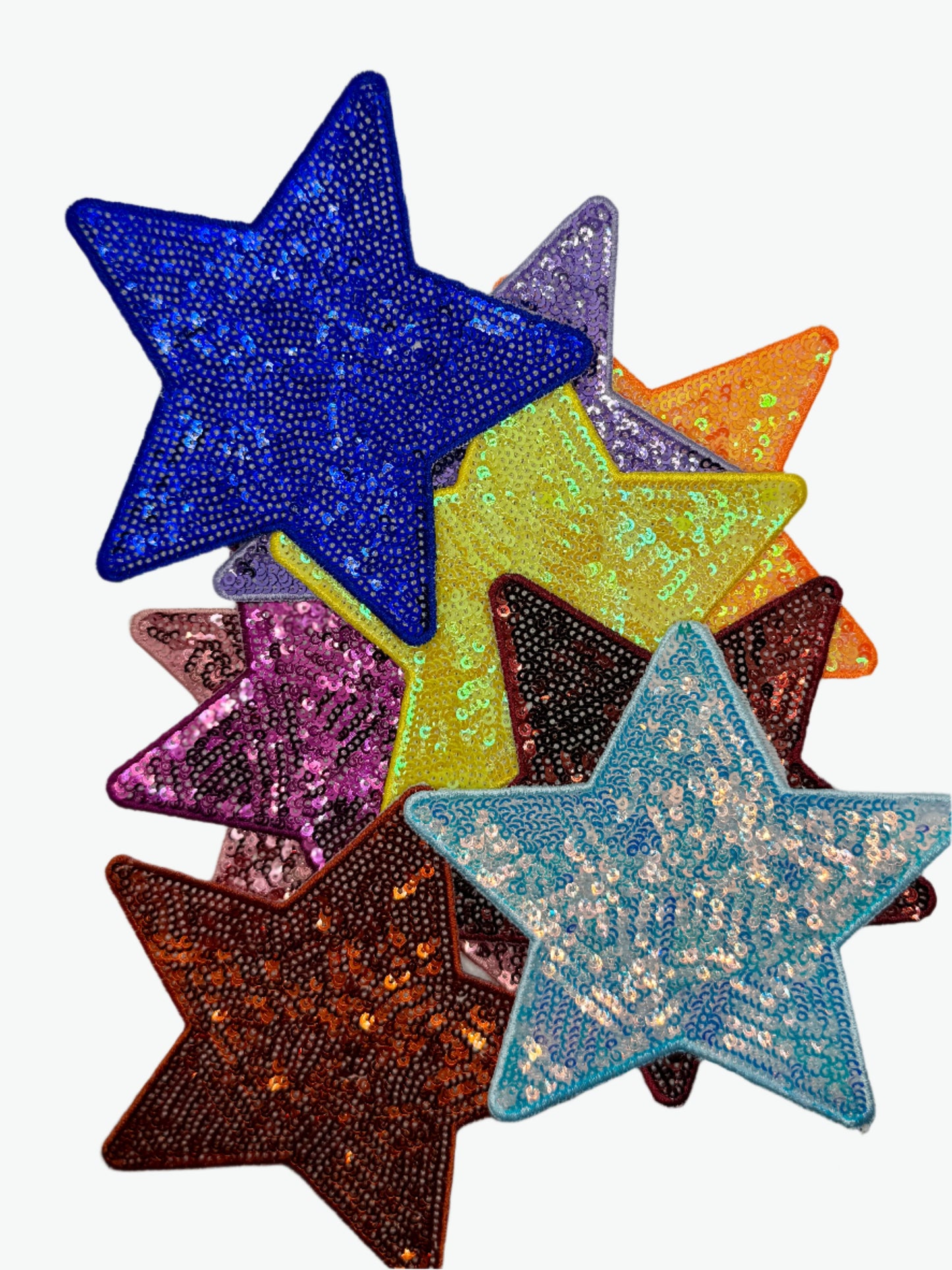 5” sequin stars