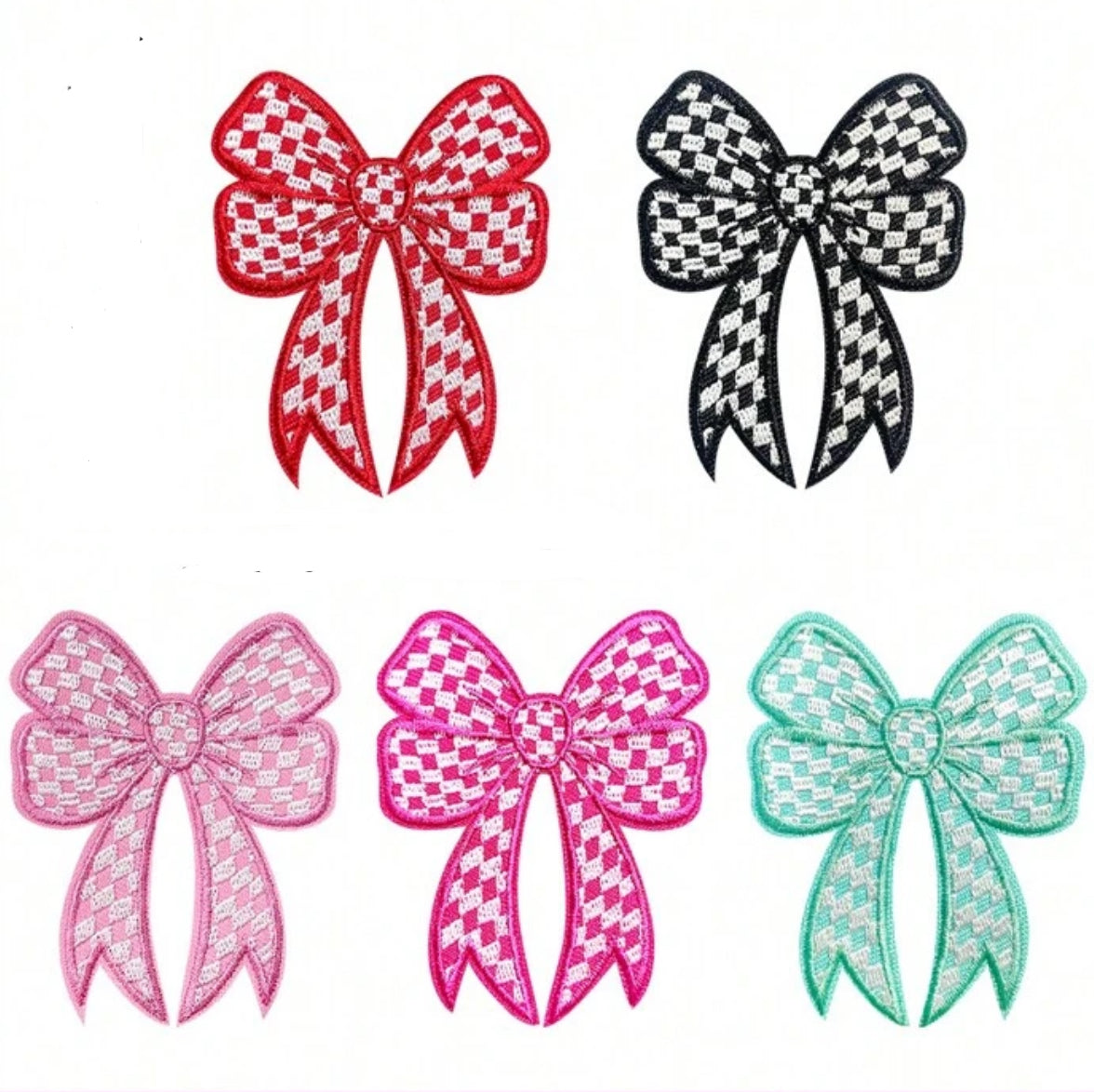 checkered bows